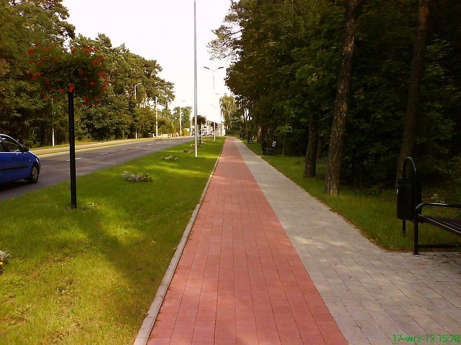 Idealnie gładka ścieżka rowerowa w Nowej soli (pierwsza moja taka w życiu)