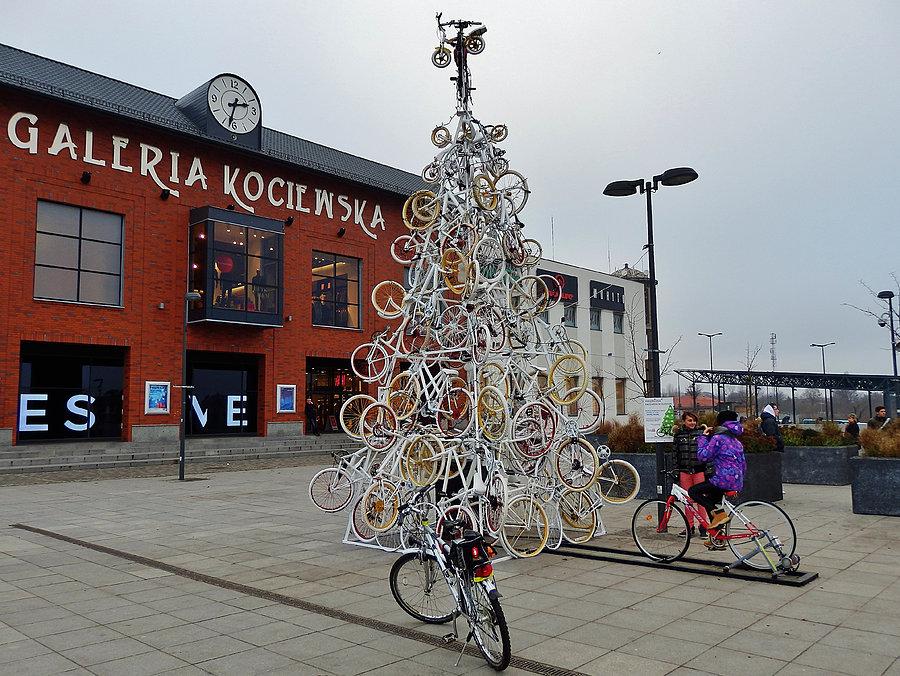 Choinka rowerowa już stoi