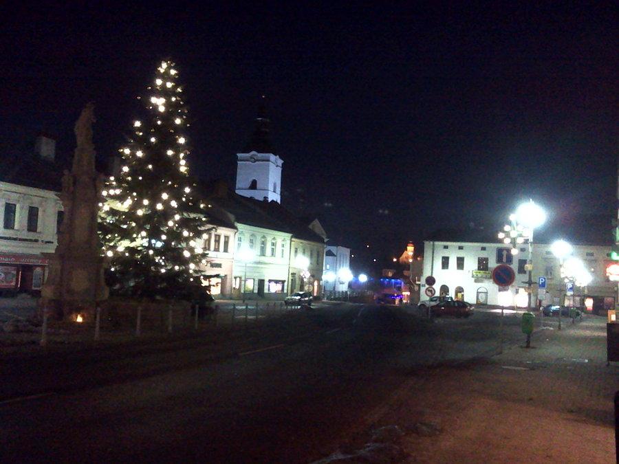 Jabłonków nocą