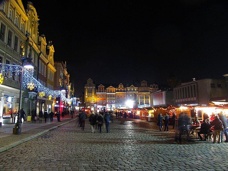 Przedświąteczny, poznański Stary Rynek