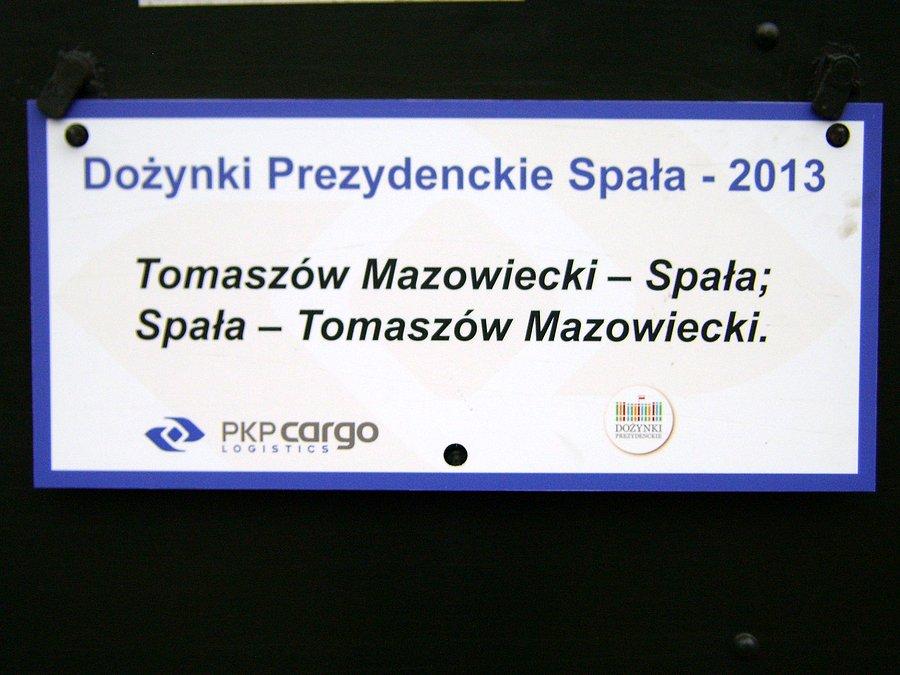 Tabliczka na wagonie retro