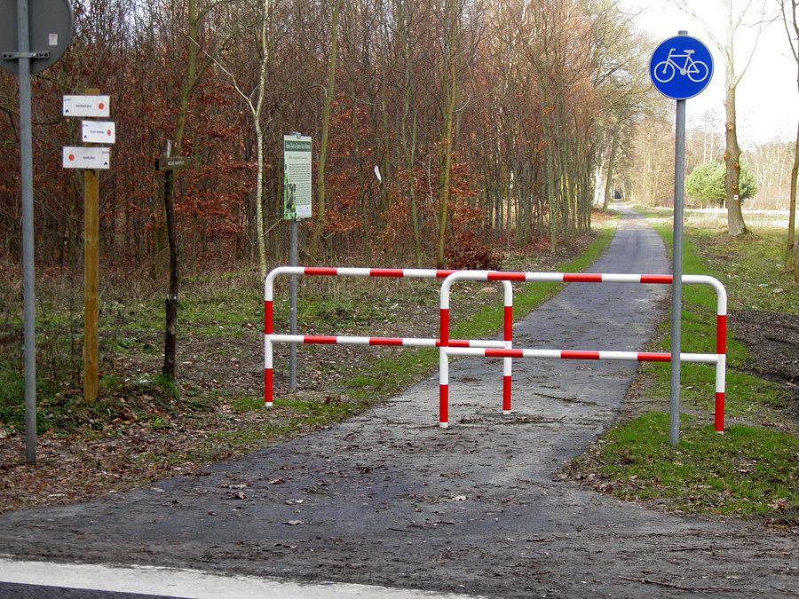Rowerowa ścieżka w kierunku Nowego Warpna
