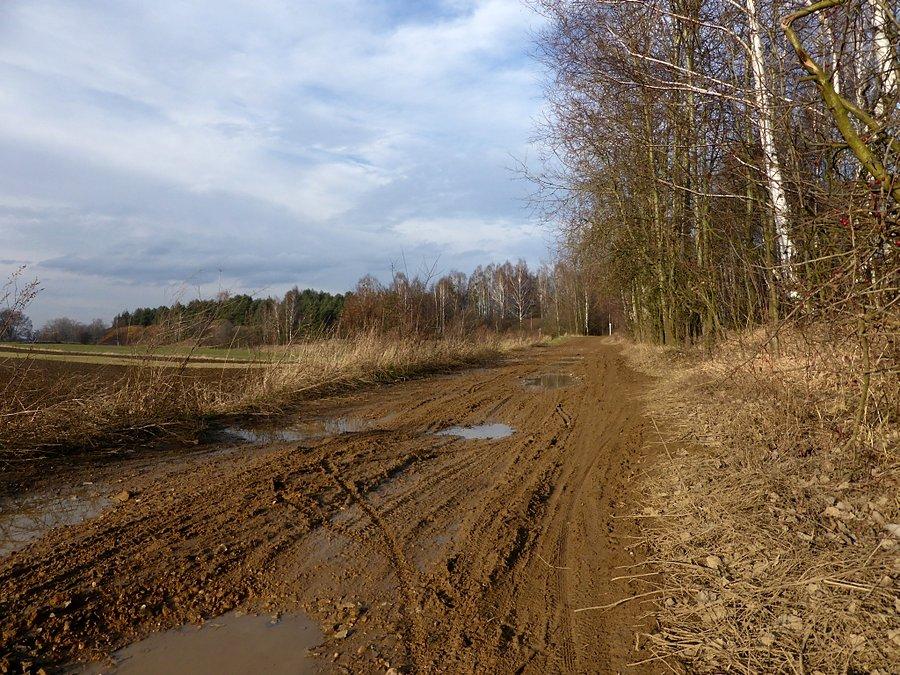 Błota coraz mniej
