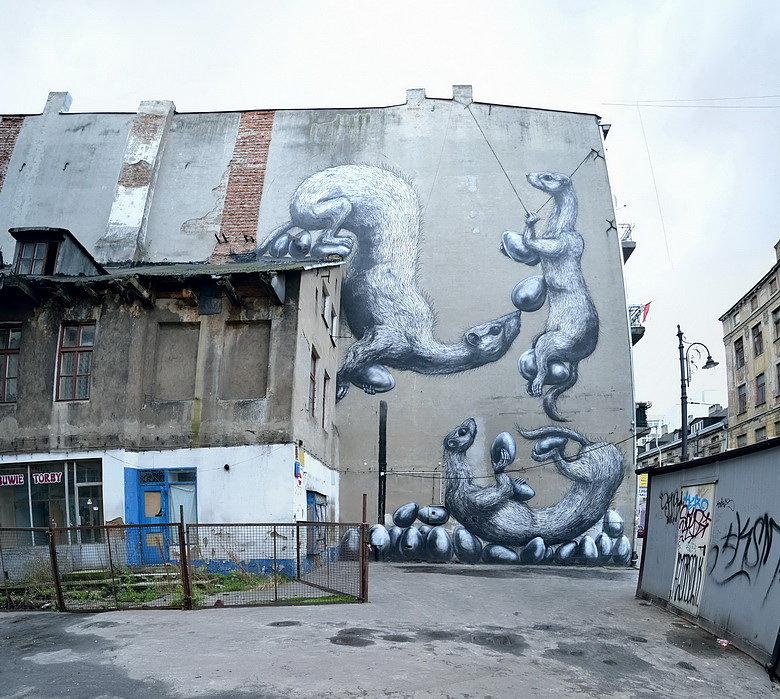 Mural - Nowomiejska 5 (ROA)