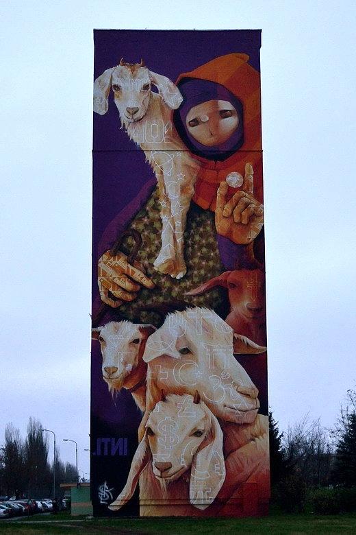 Mural - Wyszyńskiego 80 (INTI)