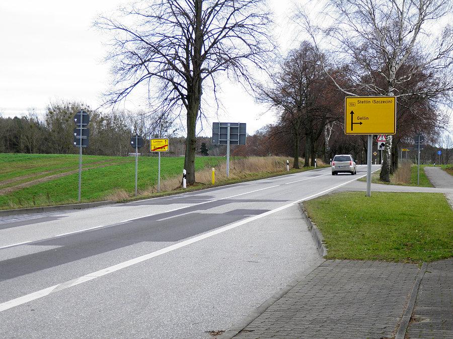 Pod miejscowością Bismark - trzy kilometry do granicy w Lubieszynie