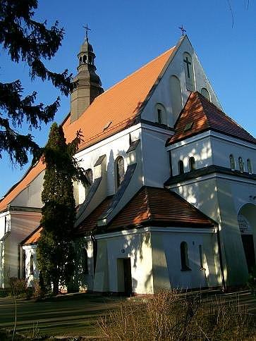 Najdalszy punkt dzisiejszej wycieczki - kościół w Jeziórce