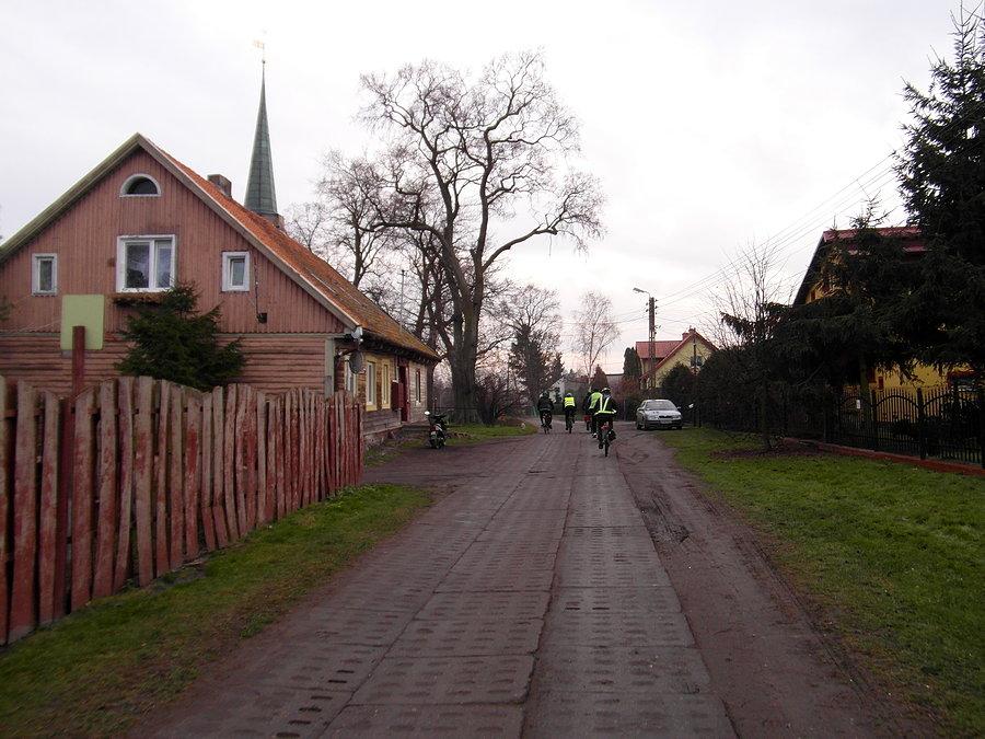 Rowerzyści w Koźlinach