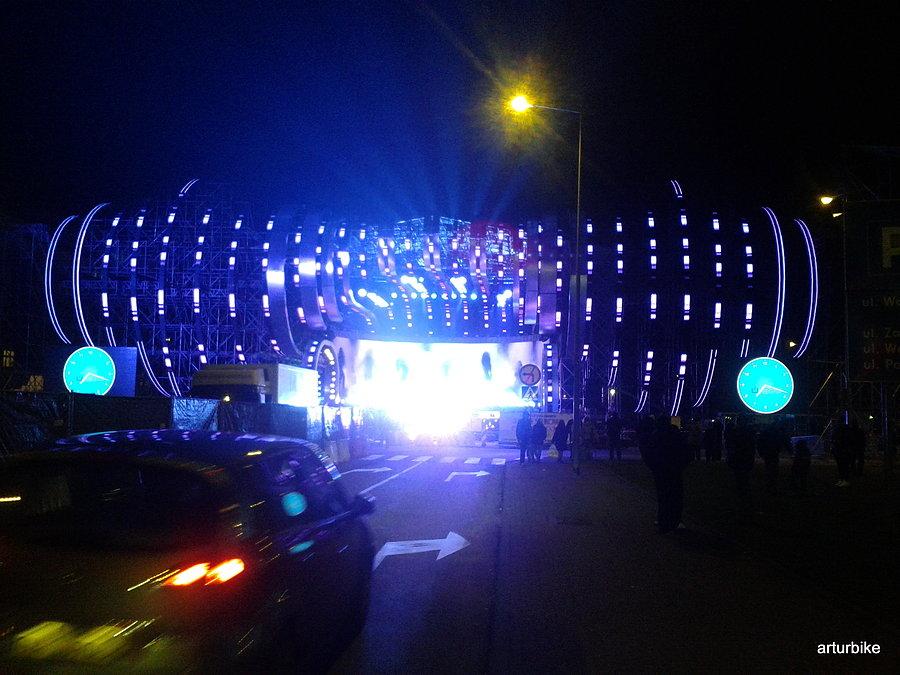 Scena sylwestrowa w Gdyni