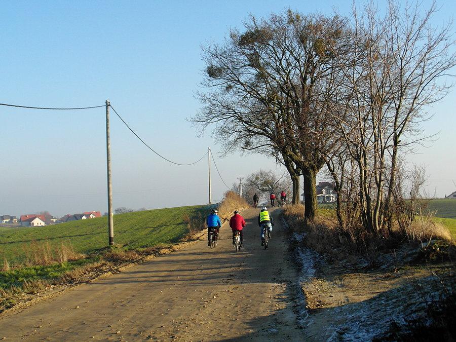 Rowerzyści w trasie