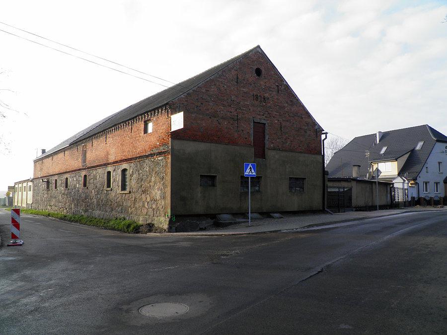 Budynek gospodarczy z Warzymic, rocznik 1878