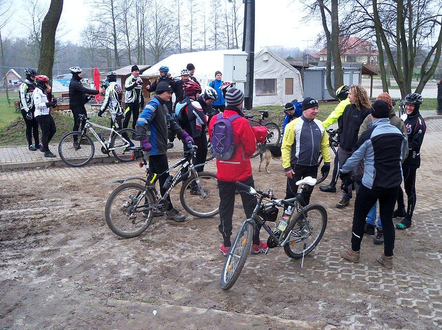 Noworoczne spotkanie rowerzystów