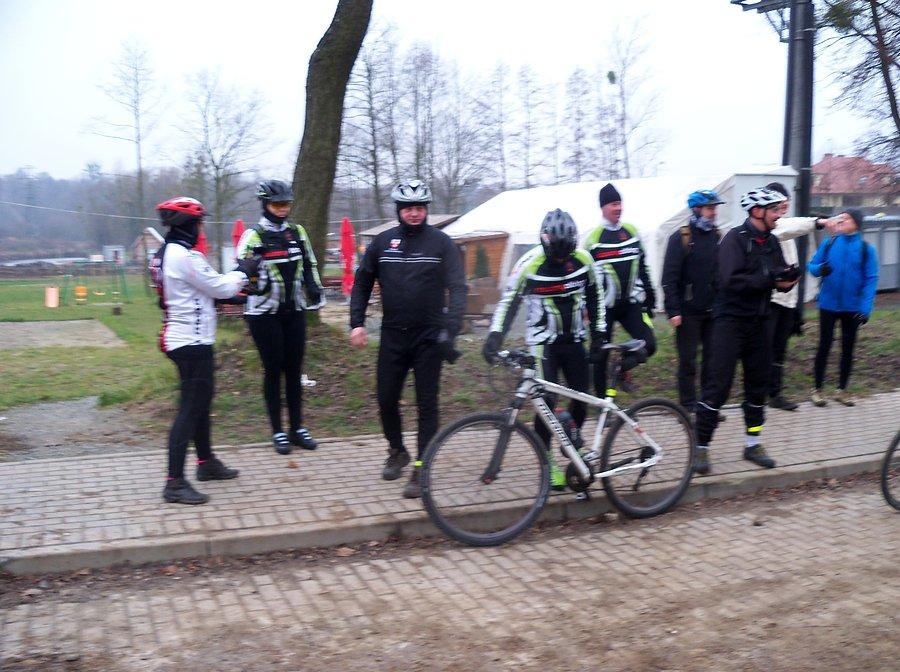 Noworoczne spotkanie rowerzystów