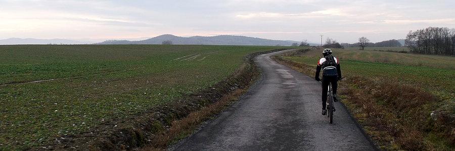 Na ponad 400 m płaskowyżu. Stamtąd dostrzegliśmy Śnieżkę (poza kadrem)