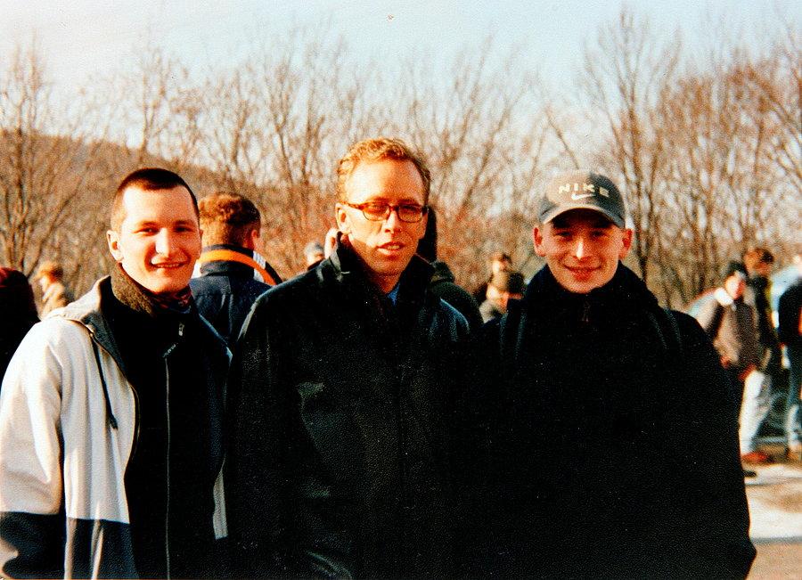 Złoty Potok 10.01.1999 - Mistrzostwa Polski w Kolarstwie Przełajowym. Z Zenonem Jaskułą :)