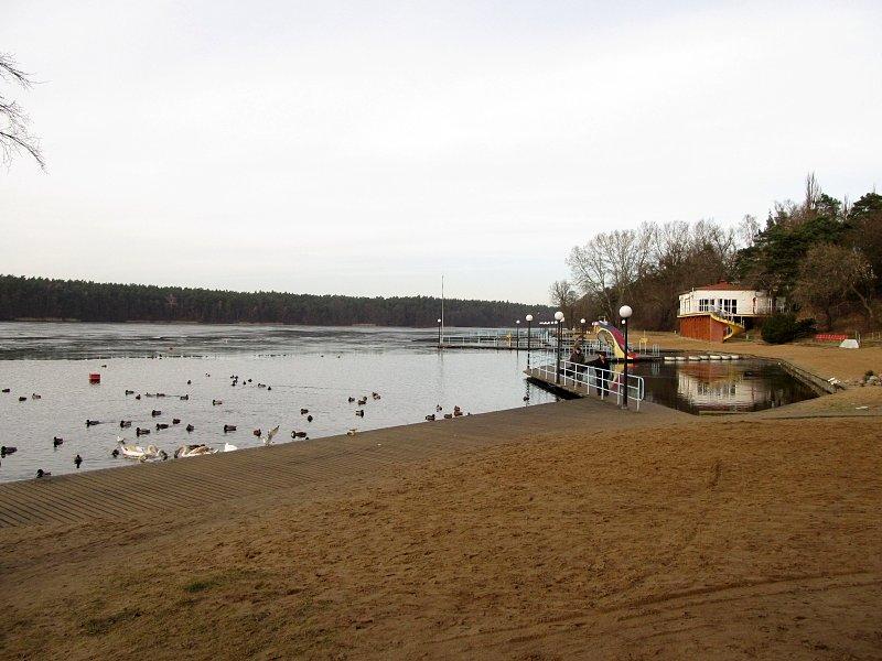 Wągrowiec - plaża przy Jeziorze Durowskim