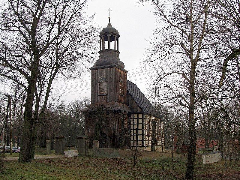 Kościół w Gułtowach wzniesiony w 1737-38 roku