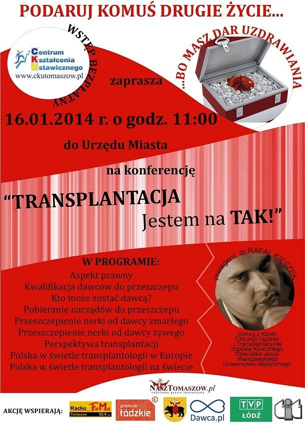 Konferencja nt. transplantologi