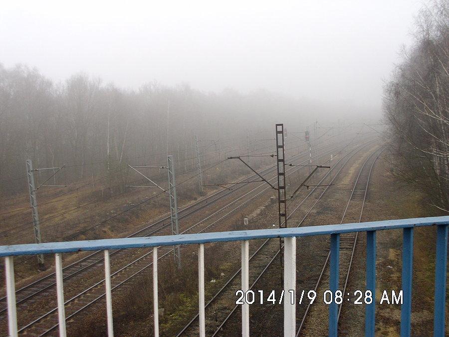 Linia nr 131 z wiaduktu w Bytomiu Północnym