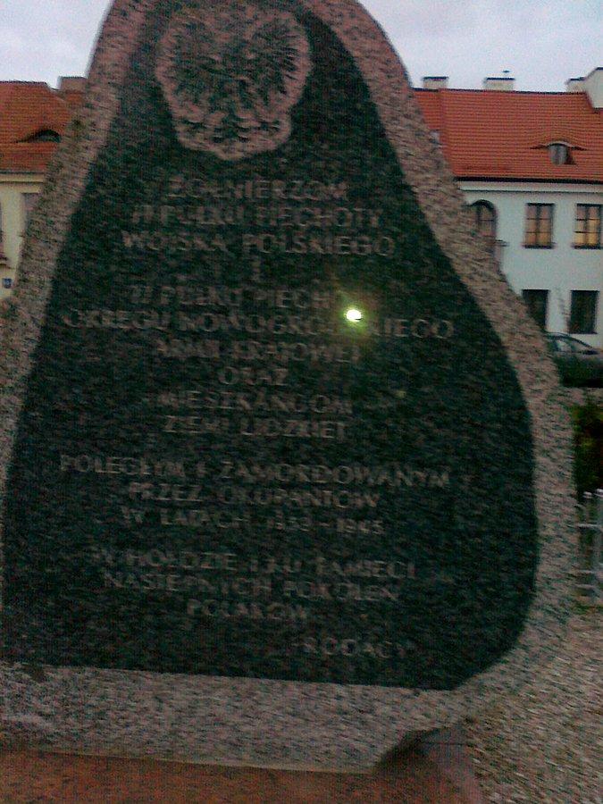 Dziś mozna było odczytać litery