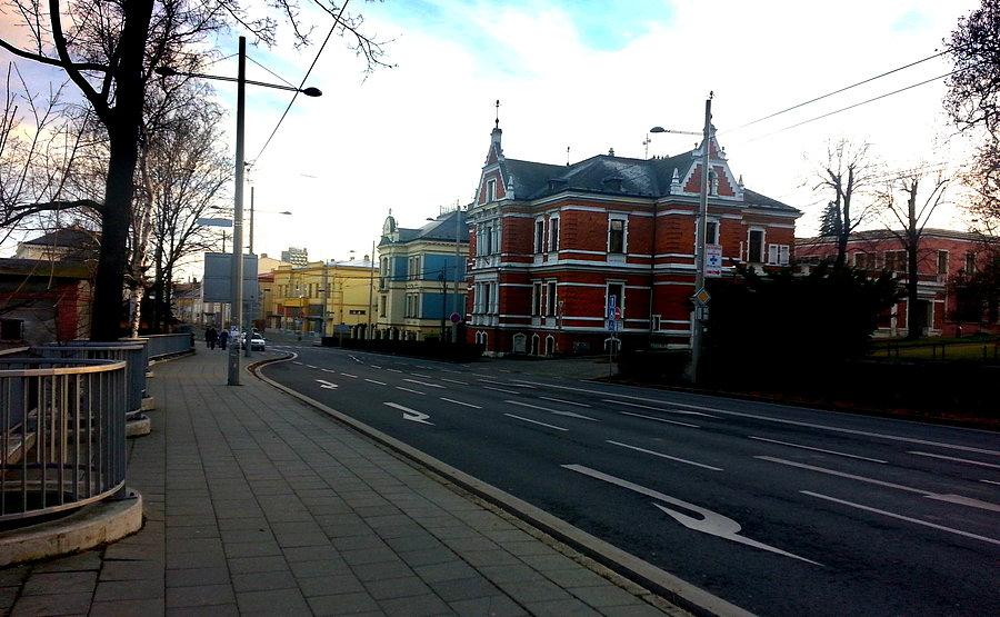 Opava, okolice dworca kolejowego