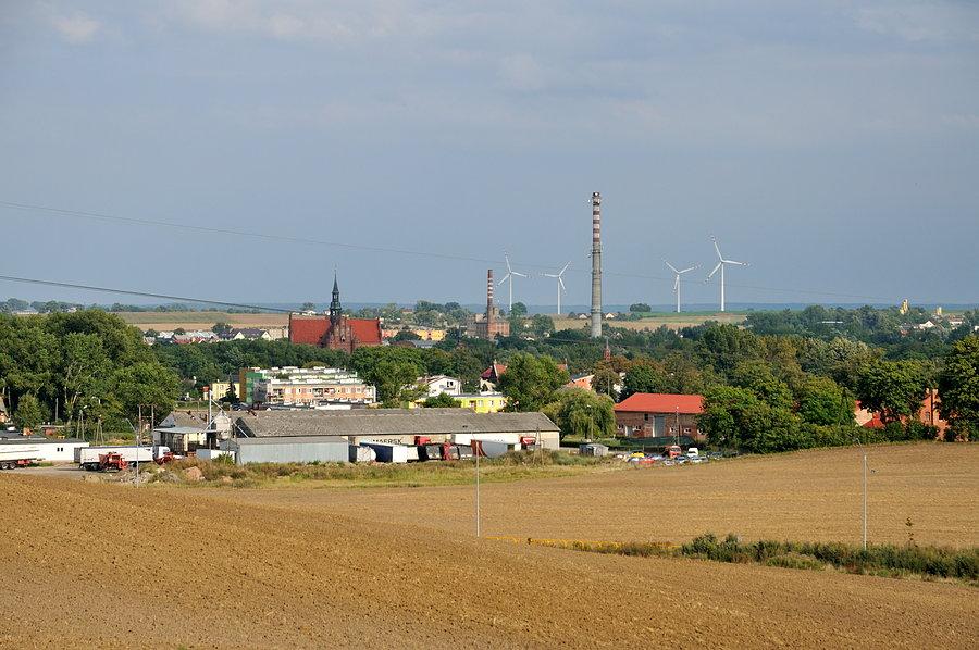 Pelplin widziany z Góry Papieskiej