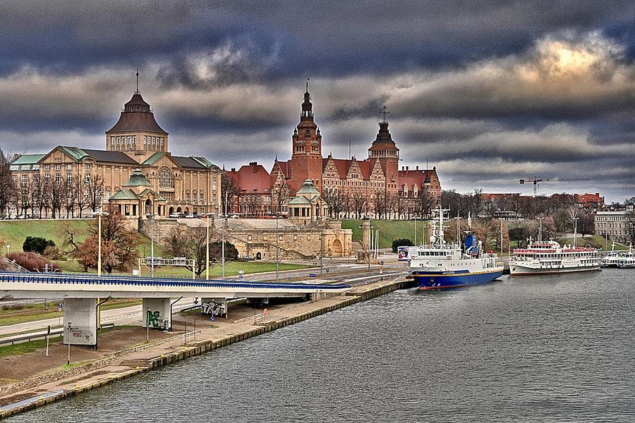 Widok na Wały Chrobrego