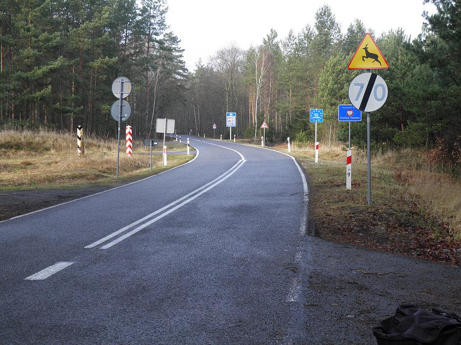 Na granicy polsko - niemieckiej za osadą Buk
