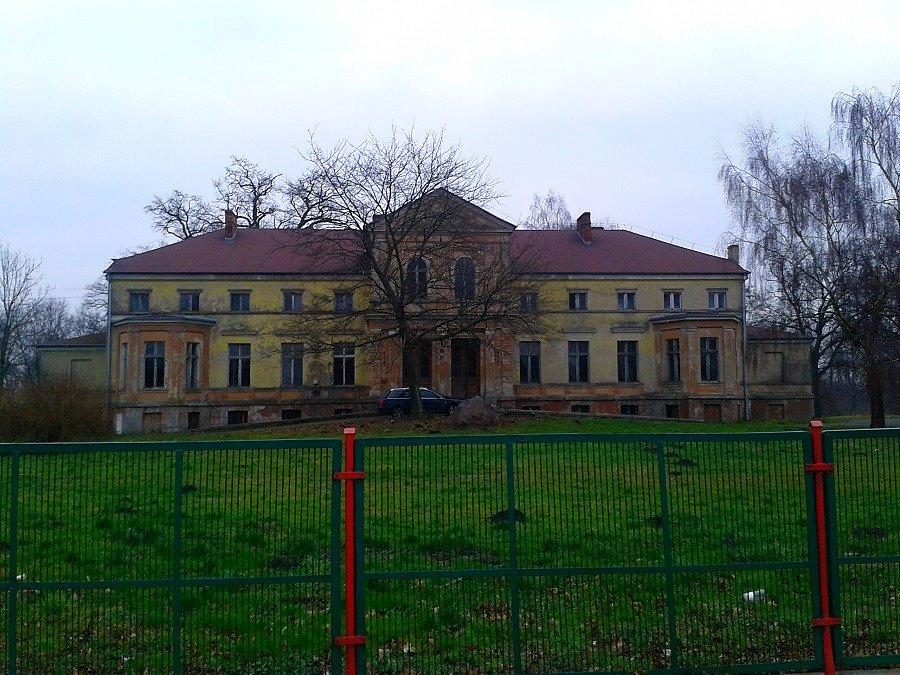Pałac z połowy XIX wieku w Strzyznie