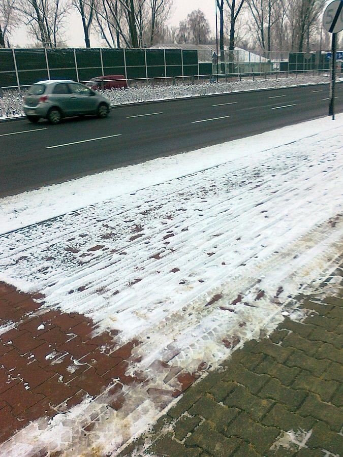 Niestety tylko na malutkim fragmencie