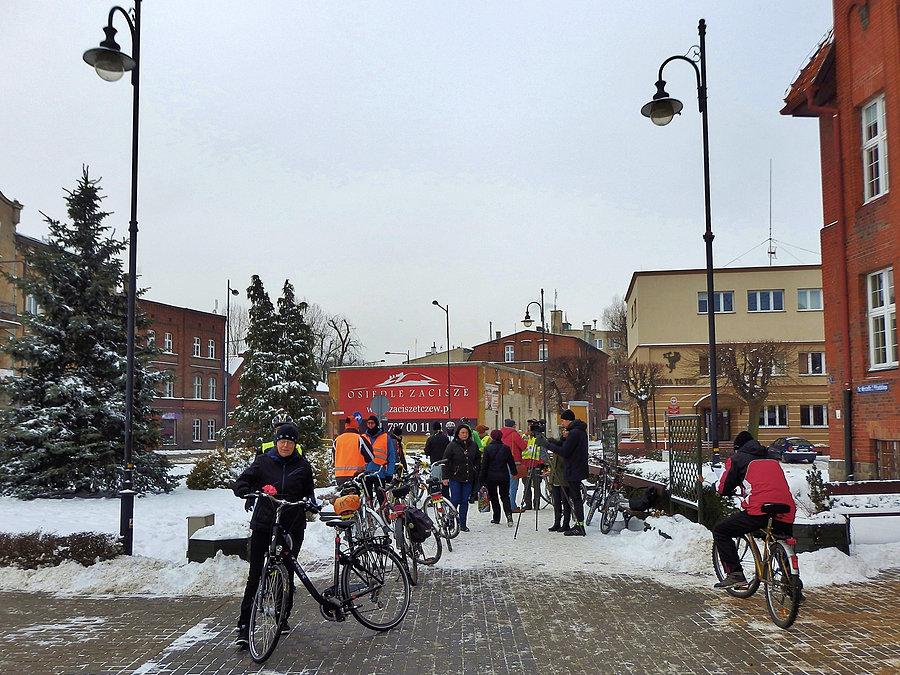 Zimowy przejazd rowerowy - Tczew