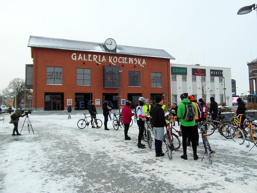 Zakończenie przejazdu rowerowego przy Galerii Kociewskiej