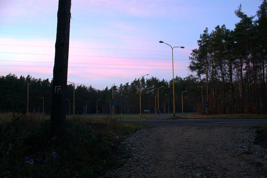 Wyjazd z autostrady w kierunku na Bydgoszcz
