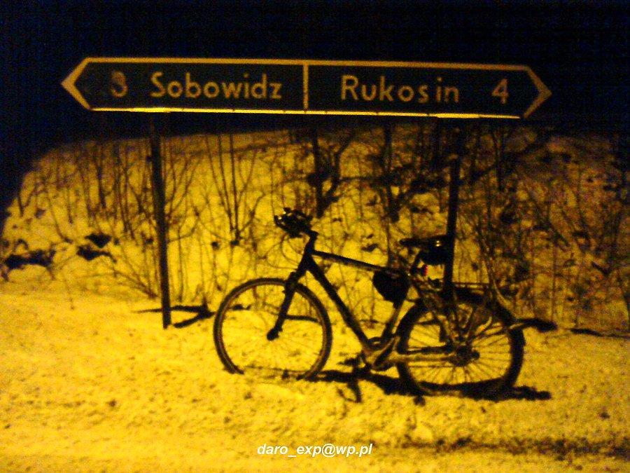 27-01-2014. Wieczorny powrót do Tczewa. Wycieczka rowerowa po okolicznych wioskach