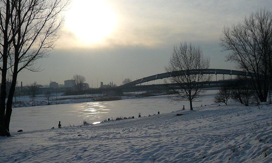 Wisła zamarznięta