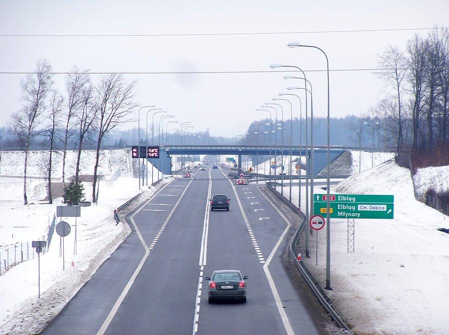Droga S22 i węzeł Wilkowo