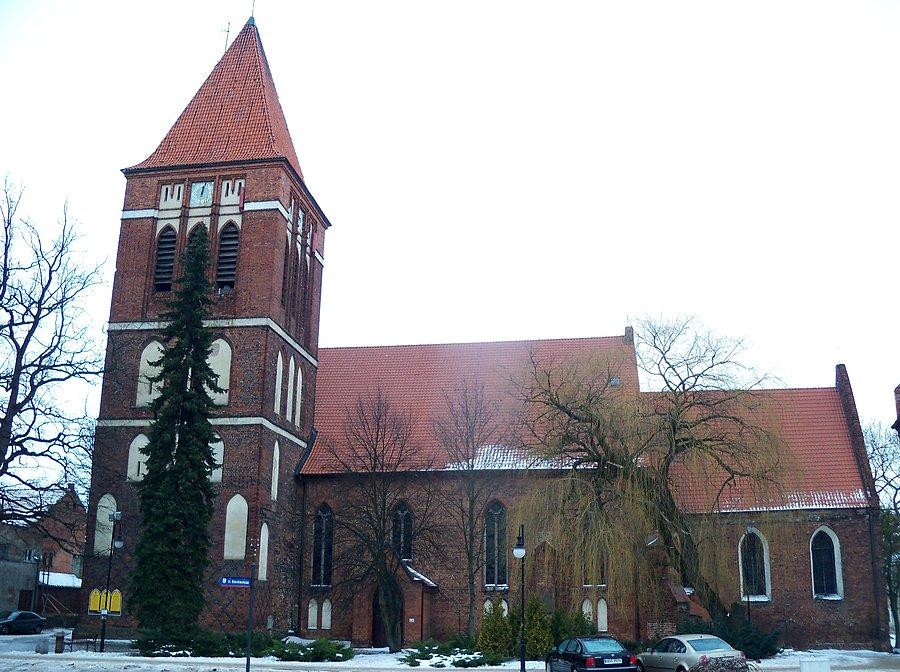 Pasłęk - gotycki kościół Św. Bartłomieja