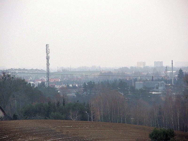 Patrząc w kierunku Swarzędza