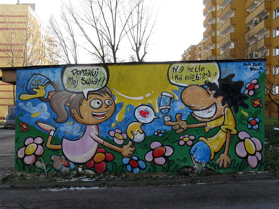 Pomaluj mój świat - graffiti Szwedzkiego czy podróba?