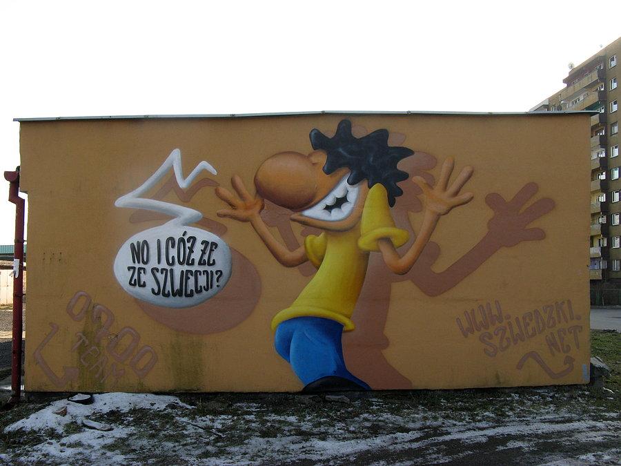 No i cóż, że ze Szwecji? - graffiti Szwedzki