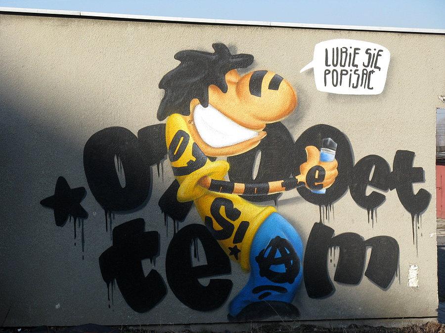 Lubię się popisać - graffiti Szwedzkiego