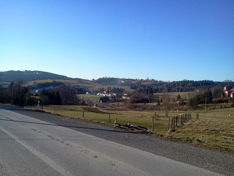 Widok spod Przełęczy Jabłonkowskiej na Szańce