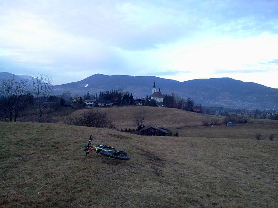 Malenovice i Ondrejnik w tle