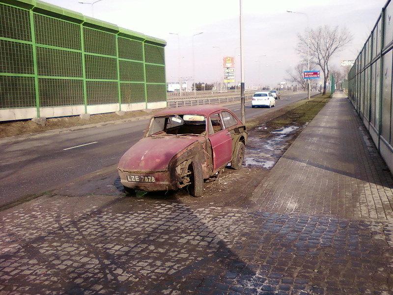 Wrak na Pabianickiej