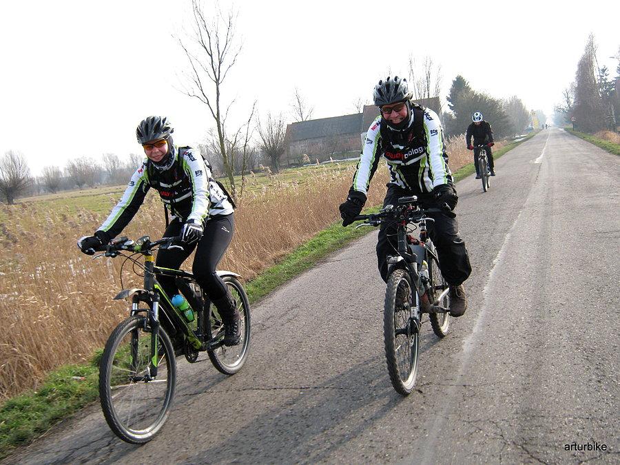 Rowerowa brać na szlaku