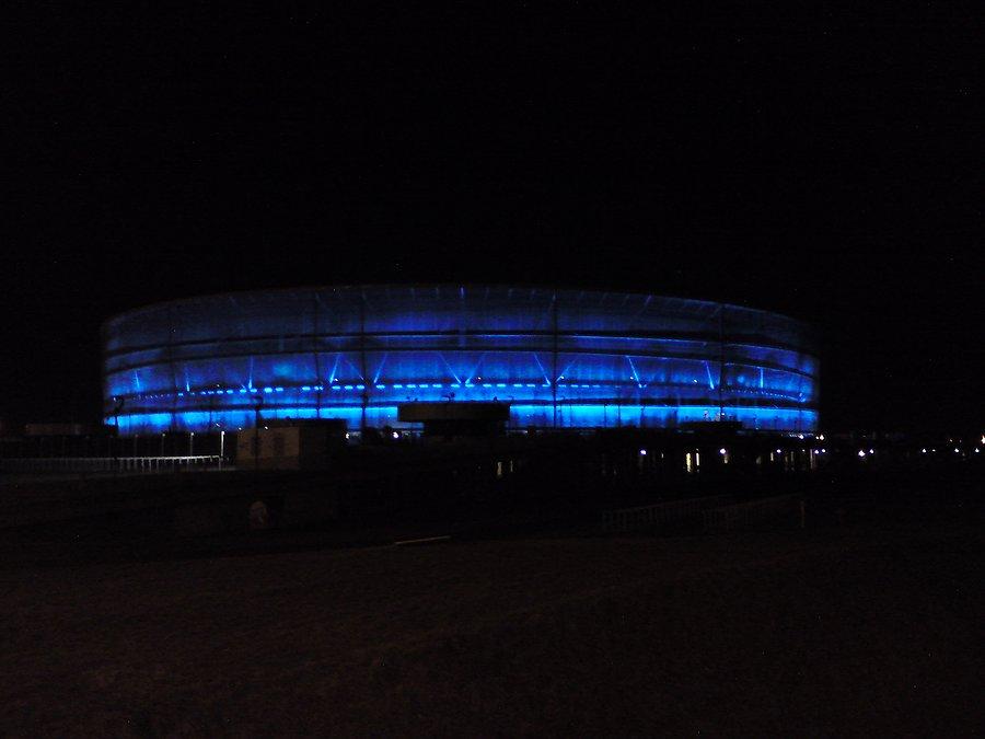 Stadion nocą