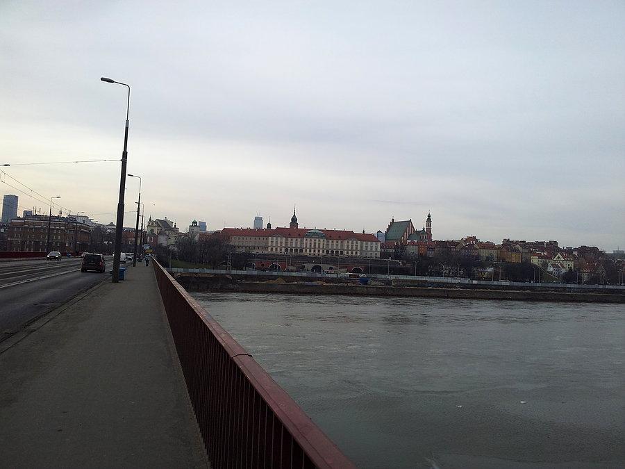 Stare Miasto - widok z Mostu Śląsko-Dąbrowskiego