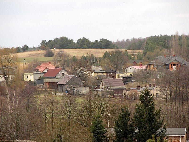 Widok na pofałdowane Promienko