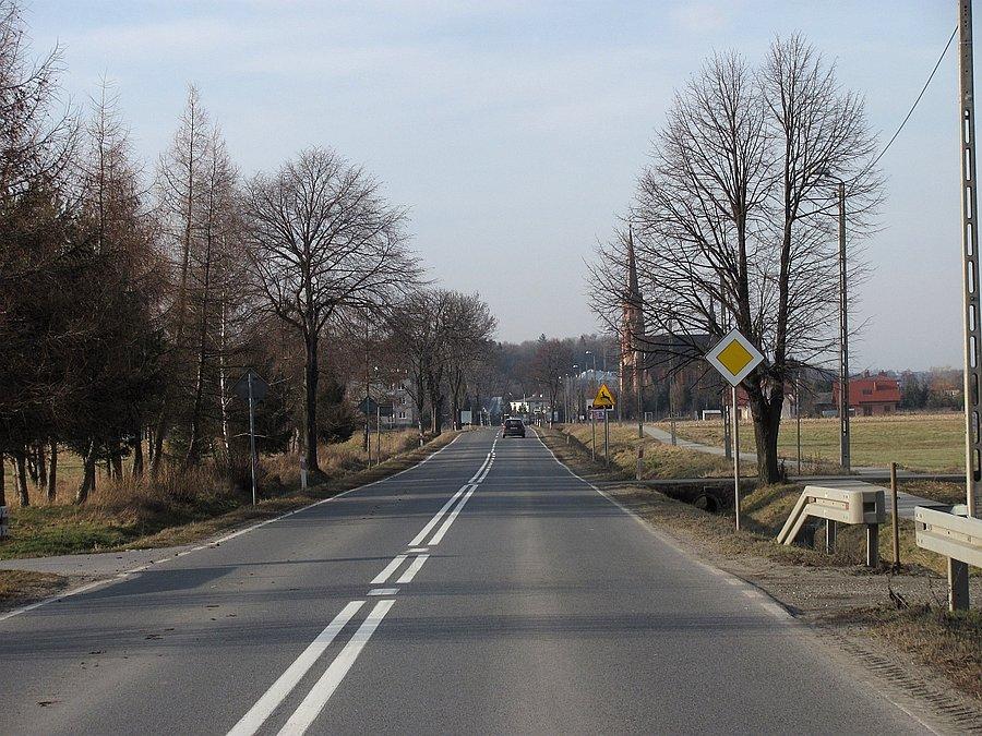 Prosta w Sękowej
