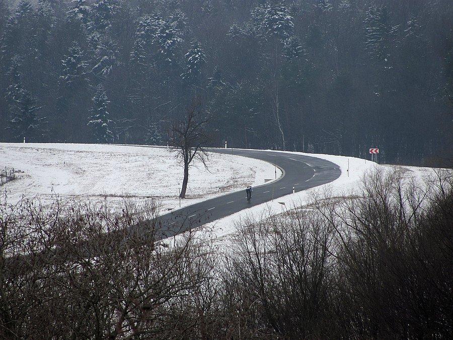 Kolejny podjazd pod granicę, ale w innym miejscu